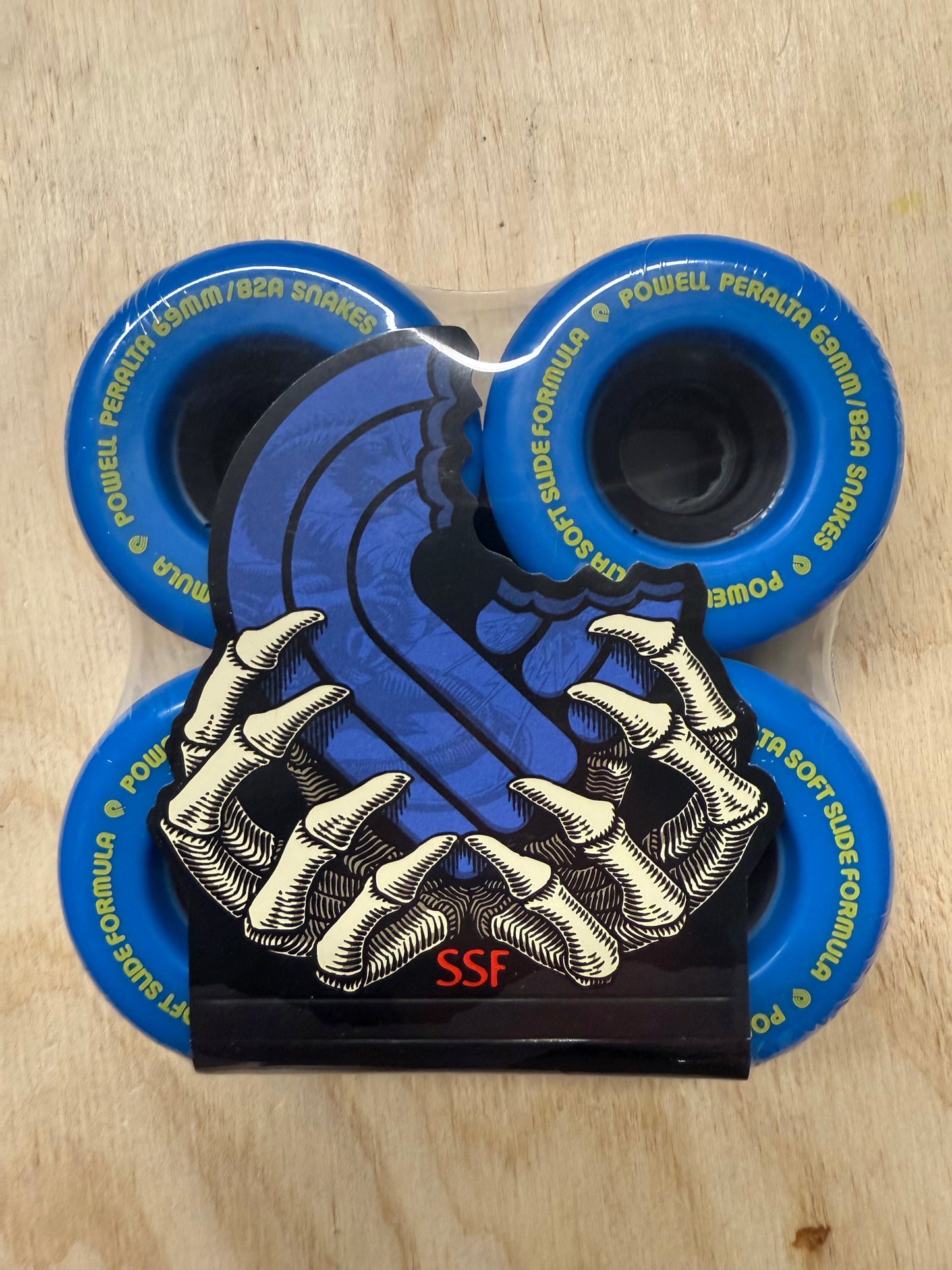 POWELL PERALTA SNAKES BLU 69MM 4PK