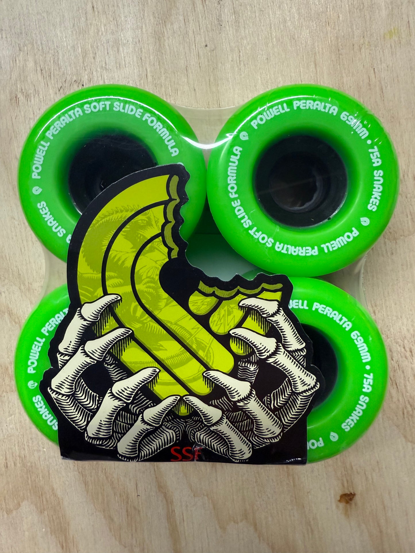 POWELL PERALTA SNAKES GRN 69MM 4PK