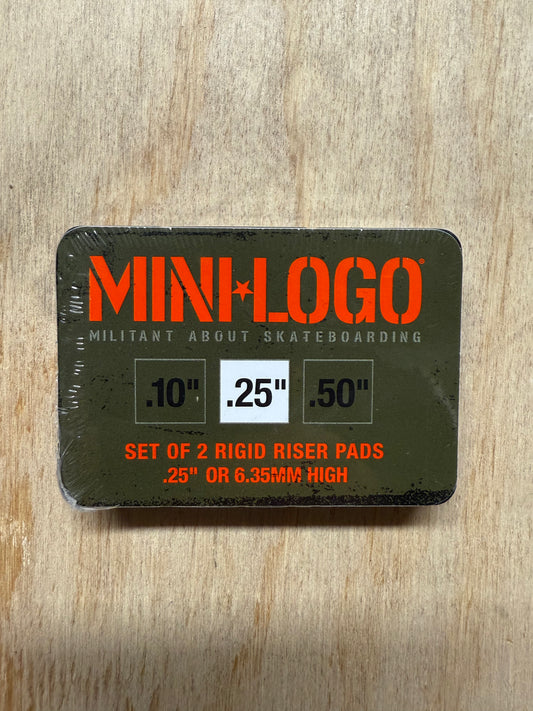 Mini Logo Riser Pads .25"  |  Riser Rigid