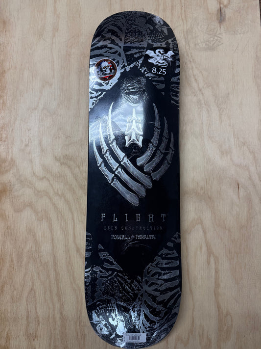 Powell Peralta Skeleton Red Foil FLIGHT Skateboard Deck - 8.25" K26