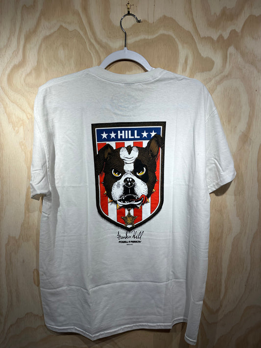 Powell Peralta Hill Bulldog T-Shirt White