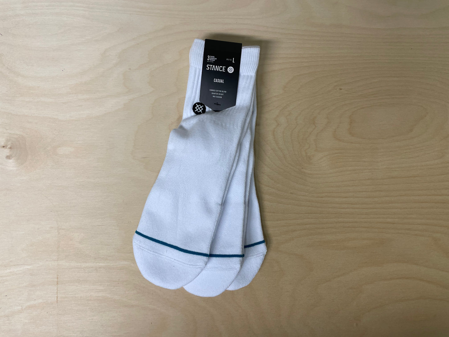 ICON QUARTER  3 Pack - White