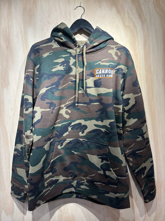 Cannon Skate Shop Camo Hoodie