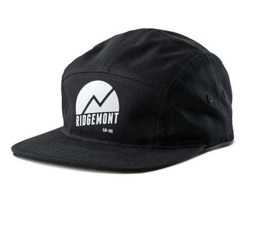 Descent 5 Panel Hat - Black
