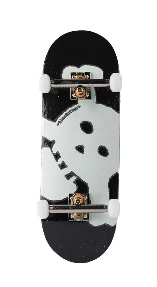 Blackriver Pro Complete Fingerboard - New Skull | Black/White 5ply Low 32mm