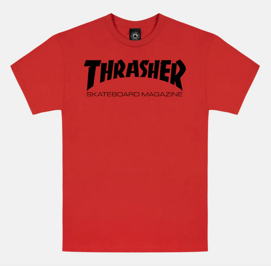 SKATE MAG T-SHIRT - RED/BLACK