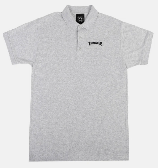 THRASHER - POLO - GREY