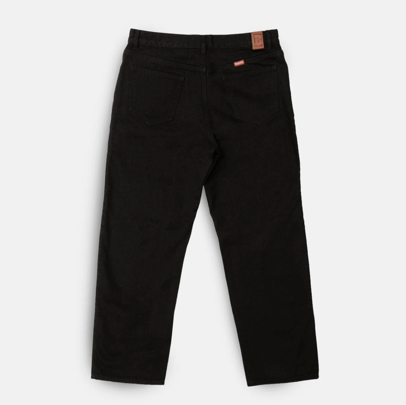 WARNER DENIM PANTS-BLACK-BAKER
