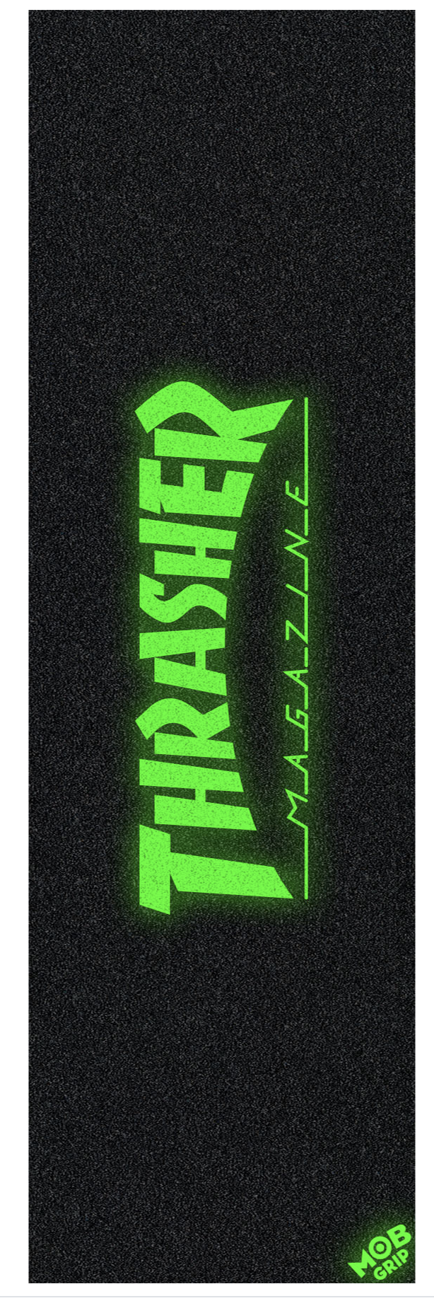Thrasher Glow Logo Grip Tape 10in x 33in Sheet Graphic Mob
