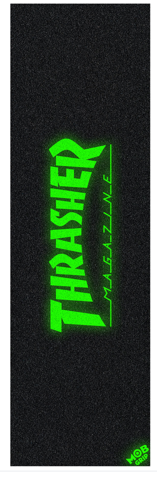 Thrasher Glow Logo Grip Tape 10in x 33in Sheet Graphic Mob