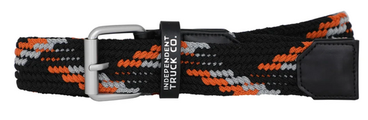 INDEPENDENT Built to Grind Cord Belt Black/Orange OS Unisex
