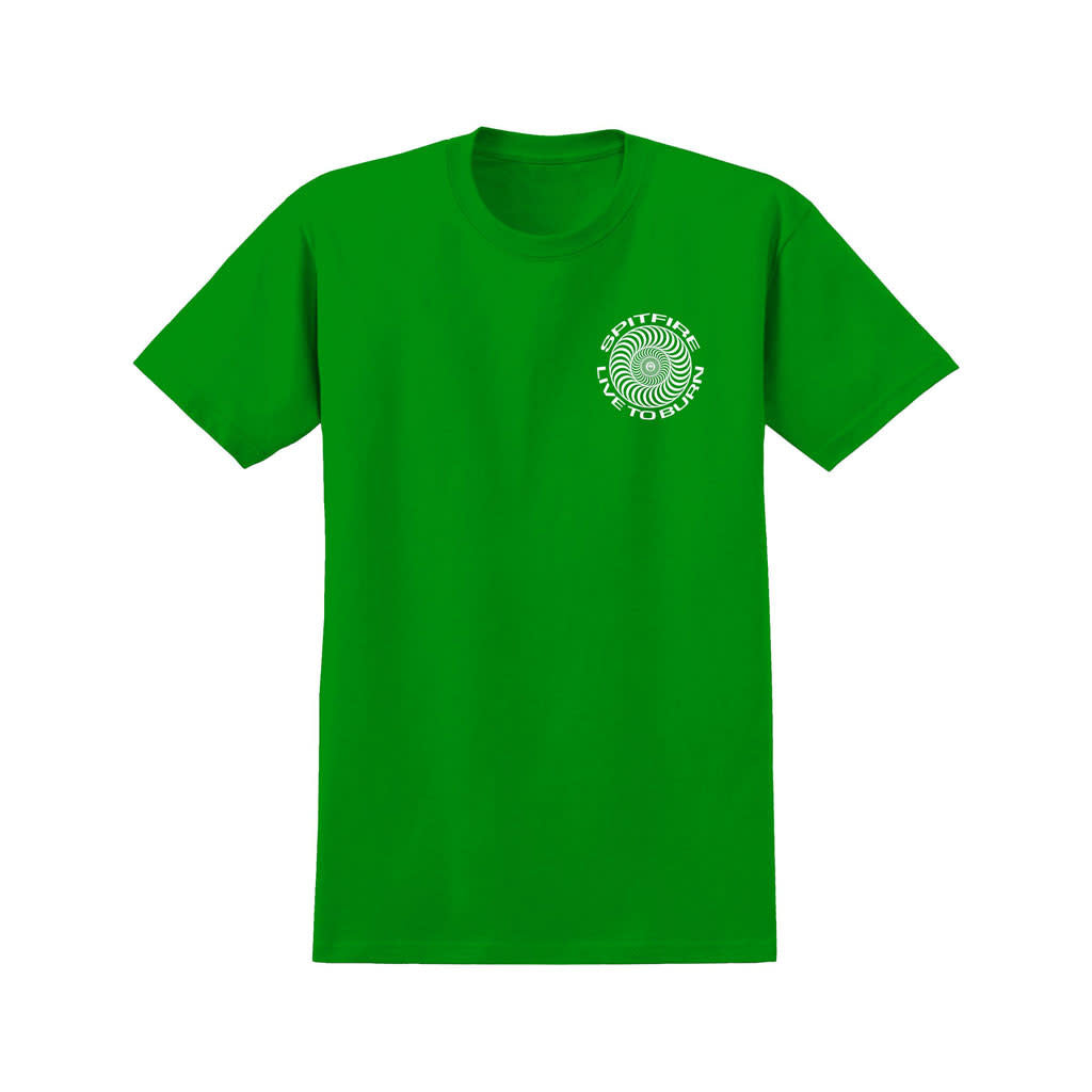 Spitfire Live to Burn Classic T-Shirt - Irish Green