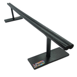 LC Boards Fingerboard Shot Gun Rail Steel Black